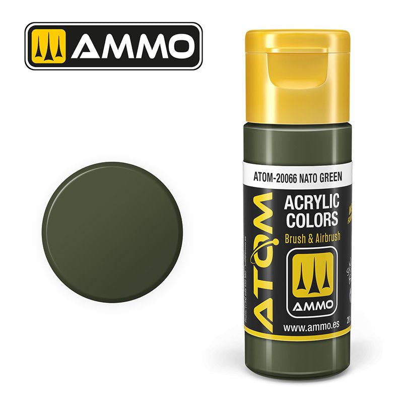 MiG Ammo ATOM COLOR NATO Green FS34094 (20066)